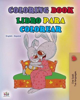 Book cover for Coloring book #1 (English Spanish Bilingual edition)