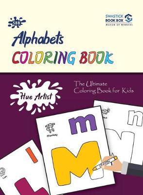 Book cover for Hue Artist - Alphabets Colouring Book