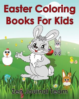 Cover of Easter Coloring Books For Kids