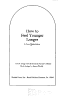 Book cover for How to Feel Younger Longer