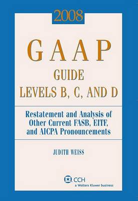 Book cover for GAAP Guide Levels B, C, and D