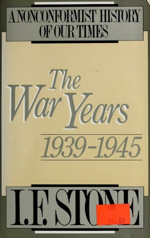 Book cover for The War Years: 1939-1945