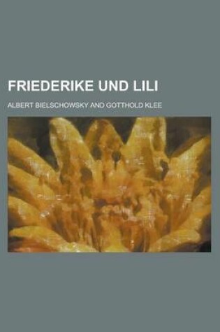 Cover of Friederike Und Lili