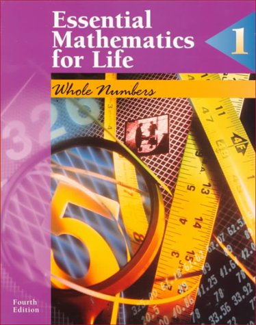 Book cover for Essential Mathematics for Life: Book 1 -Whole Numbers