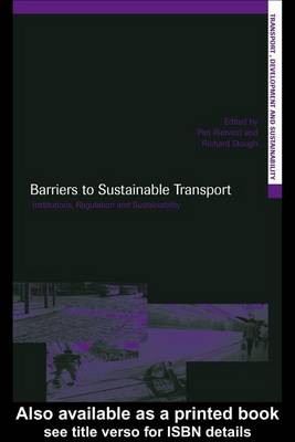 Cover of Barriers to Sustainable Transport