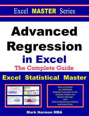 Book cover for Advanced Regression in Excel - The Excel Statistical Master