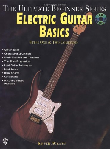 Book cover for Ultimate Beginner Electric Guitar Basics Mega Pak