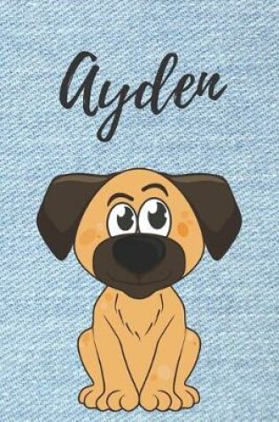 Cover of Personalisiertes Notizbuch - Hunde Ayden