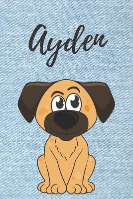 Book cover for Personalisiertes Notizbuch - Hunde Ayden