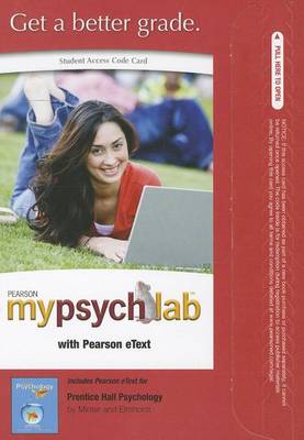 Book cover for NEW MyPsychLab -- Standalone Access Card -- for Prentice Hall Psychology