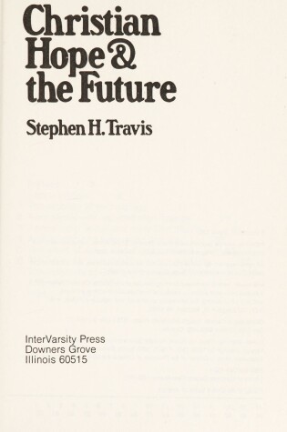 Cover of Christian Hope & the Future