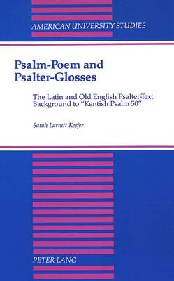 Cover of Psalm-Poem and Psalter-Glosses