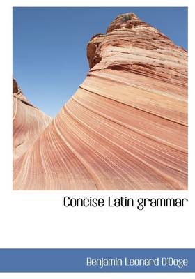 Book cover for Concise Latin Grammar