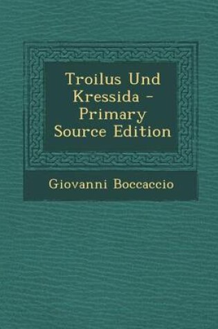 Cover of Troilus Und Kressida