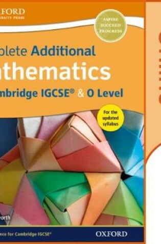 Cover of Complete Additional Mathematics for Cambridge IGCSE® & O Level Online Book