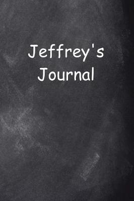 Cover of Jeffrey Personalized Name Journal Custom Name Gift Idea Jeffrey