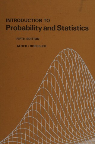 Cover of Introduction to Probability and Statistics