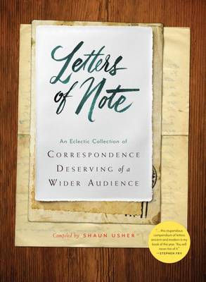 Book cover for Letters of Note