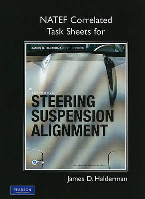 Book cover for NATEF Task Sheets for Automotive Steering, Suspension and Alignment