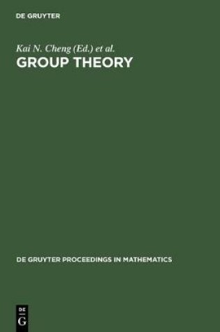 Cover of Group Theory