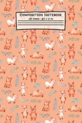 Cover of Pigs Composition Notebook