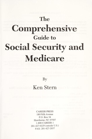 Book cover for The Comprehensive Guide to Social Security and Medicare