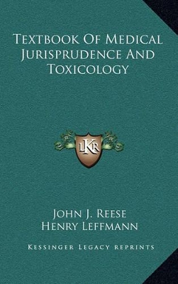 Cover of Textbook of Medical Jurisprudence and Toxicology