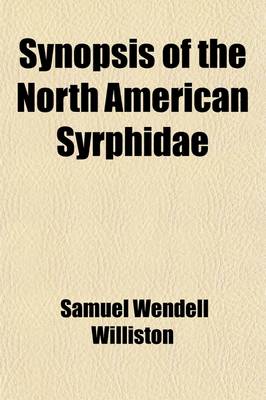 Book cover for Synopsis of the North American Syrphidae (Volume 31)