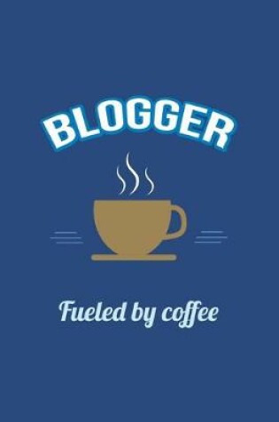 Cover of Blogger Fueled by Coffee Journal, Graph Paper