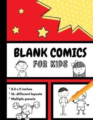 Book cover for Blank Comics for Kids