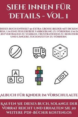 Cover of Malbuch f�r Kinder im Vorschulalter (Siehe innen f�r Details - Vol. 1)