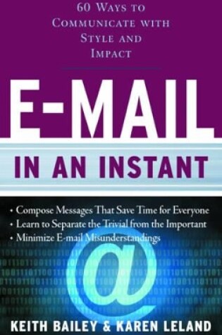 Cover of E-Mail in an Instant