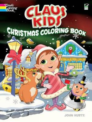 Book cover for Claus Kids Christmas Coloring Book