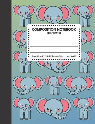 Book cover for Composition Notebook Elephants