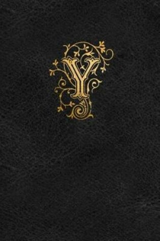 Cover of Old English Monogram Journal - Letter Y