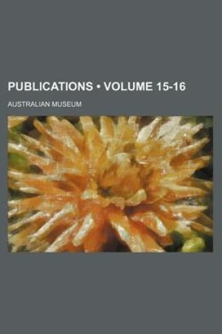 Cover of Publications (Volume 15-16)