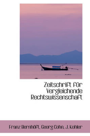 Cover of Zeitschrift Fur Vergleichende Rechtswissenschaft