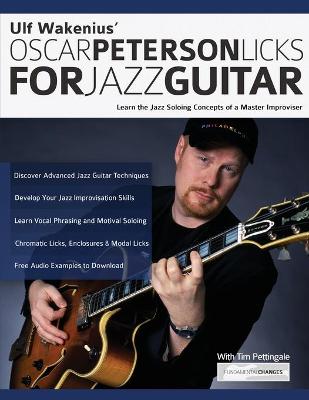 Book cover for Ulf Wakenius' Oscar Peterson Licks for Jazz Guitar