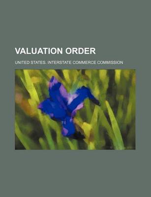 Book cover for Valuation Order