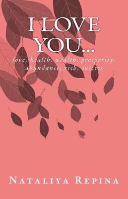 Book cover for I Love You...