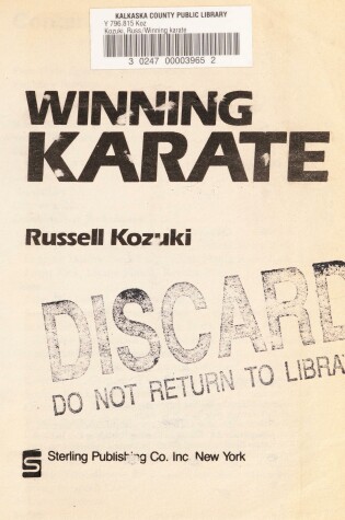 Cover of Winning Karate