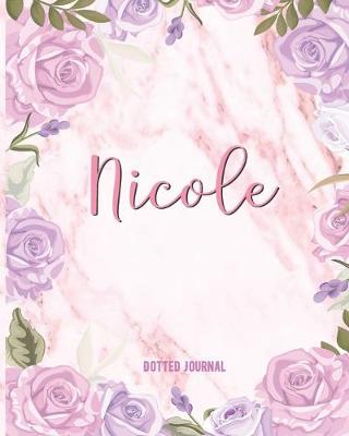 Book cover for Nicole Dotted Journal