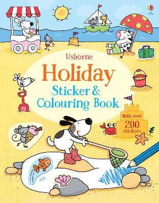 Book cover for Holiday Sticker and Colouring Book