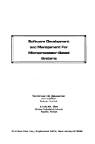 Cover of Software Development and Management for Microprocessor-based System