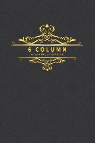 Cover of 6 Column Accounting Ledger Book
