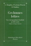 Book cover for Ces Bonnes Lettres