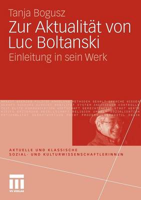 Book cover for Zur Aktualität von Luc Boltanski