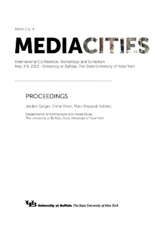 Cover of MediaCities