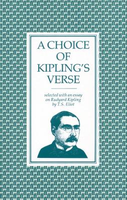 Book cover for A Choice of Kipling's Verse