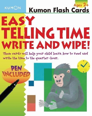 Book cover for Easy Telling Time Write & Wipe